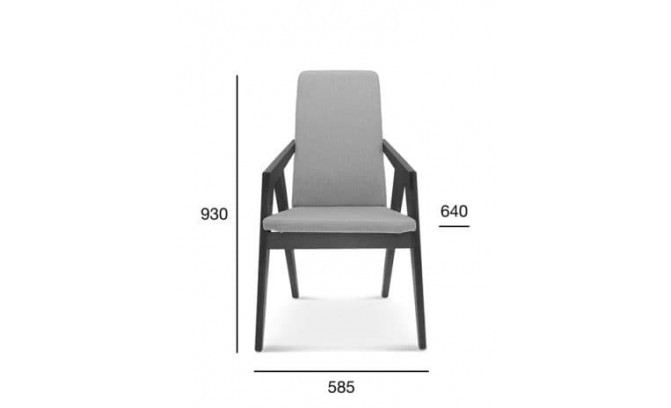 Классическое кресло VERO B-1902/1 FAMEG STANDART
