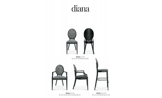 Klasisks krēsls DIANA A-0253 FAMEG STANDART