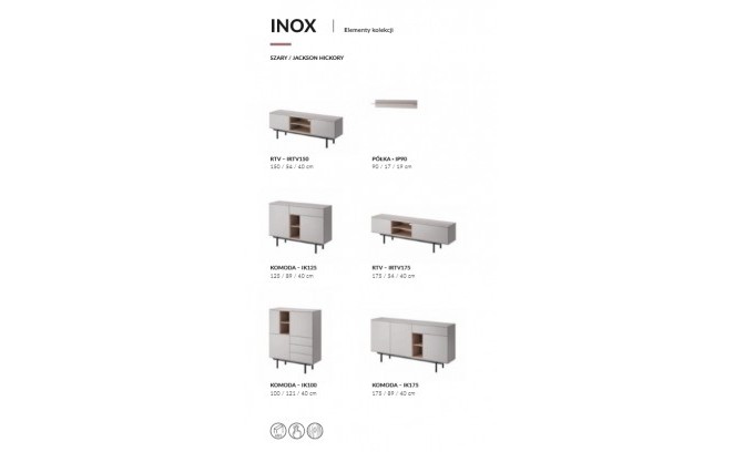 Полка Inox IP 90