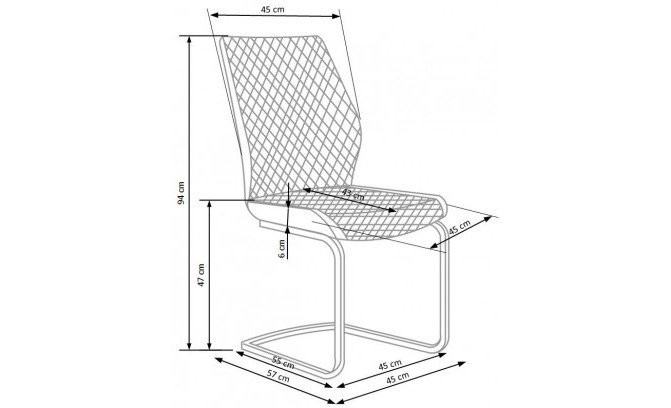 Metāla krēsli K272