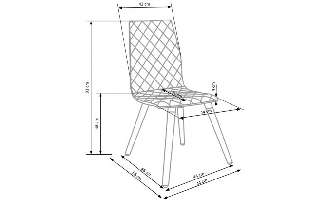 Металлические стулья K282