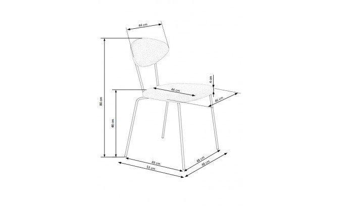 Metāla krēsli K361
