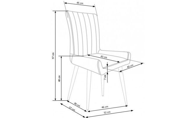 Металлические стулья K367