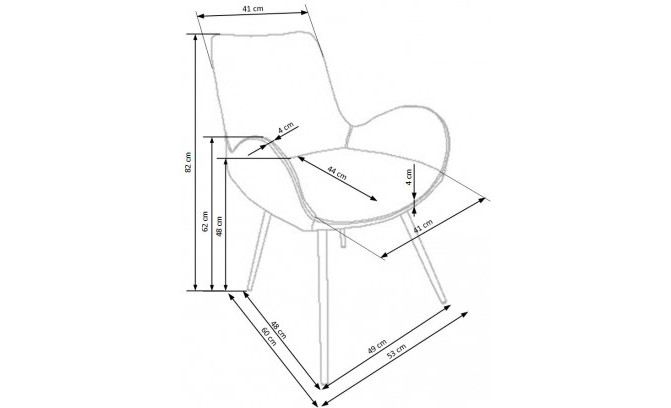 Metāla krēsli K392