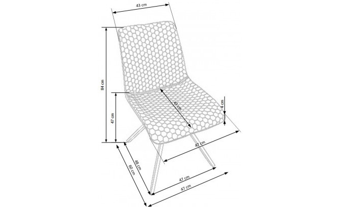 Metāla krēsli K394