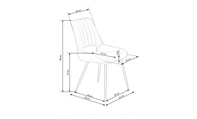 Металлические стулья K404