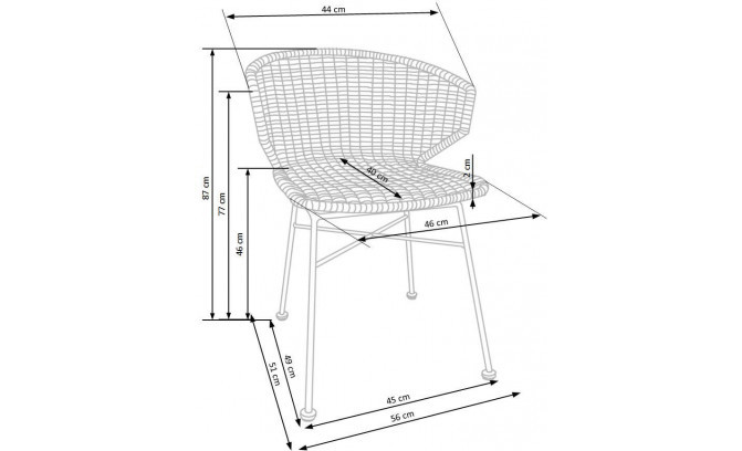 Металлические стулья K407