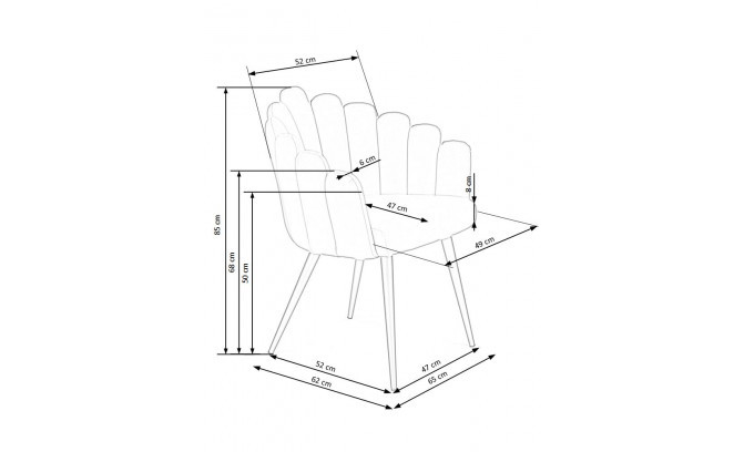 Металлические стулья K410