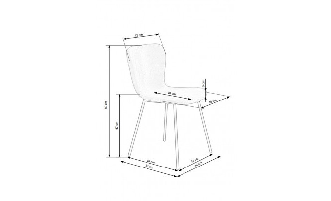 Металлические стулья K414