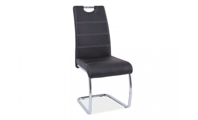 Krēsls H666 BLACK CHROME