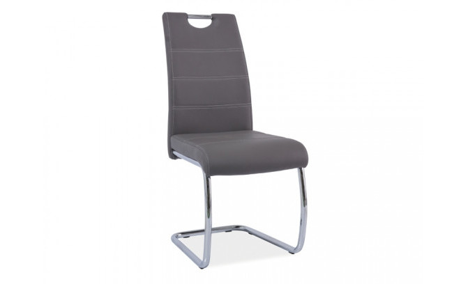 Krēsls H666 GREY CHROME