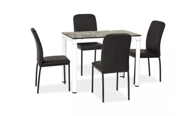 Galds DAMAR BLACK 100X60