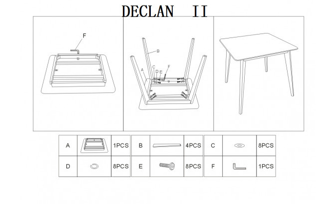 Galds DECLAN II 