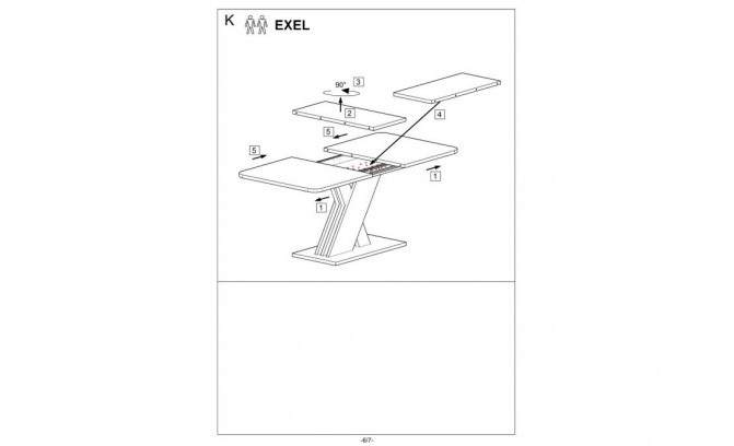 Раскладной стол EXEL