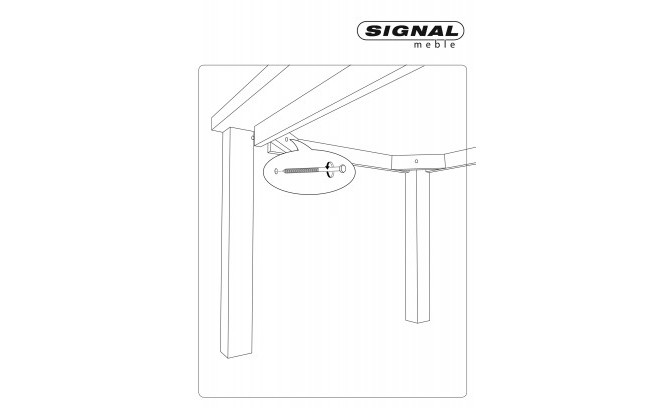 Galds POPRAD BRUNATNY 160X90