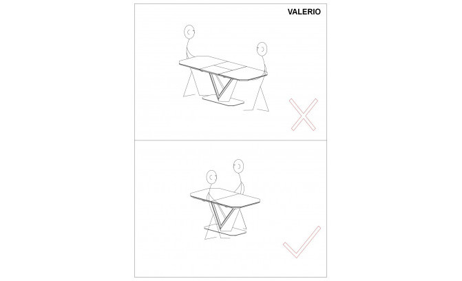 Раскладной стол VALERIO CERAMIC