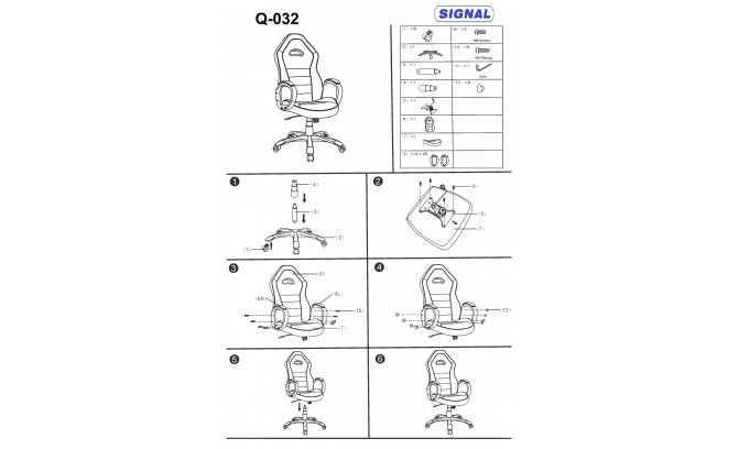 Biroja krēsls Q-032