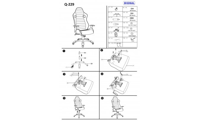 Офисное кресло Q-229