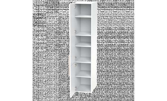 Шкаф высокий Luna White ТО 40