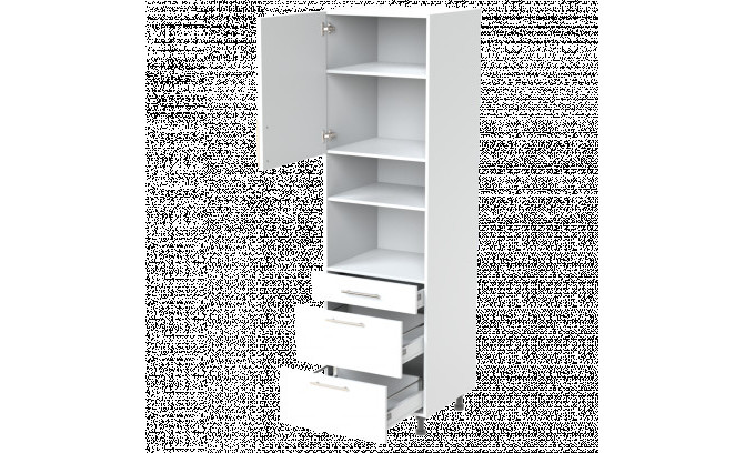 Шкаф высокий для установки духовки Luna White TSZP 60