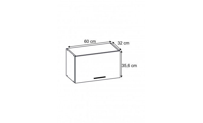 PAKARA KABINETE UZ 60 MILANO BIANCO