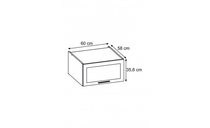 Ledusskapja adapteris TUPOW 60 MILANO BIANCO