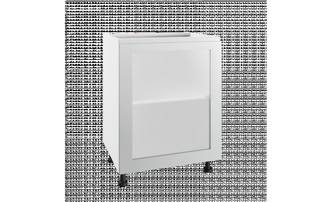 Apakšējais virtuves skapis POW 60 VEGAS GREY METALIC