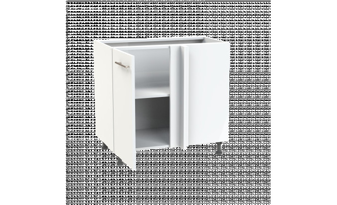 Taisns stūra skapis PNPO 105/50 VEGAS GREY METALIC