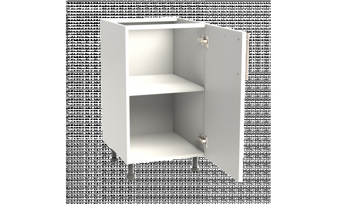 Нижний кухонный шкаф РО 45 RUKA CREAM MAT