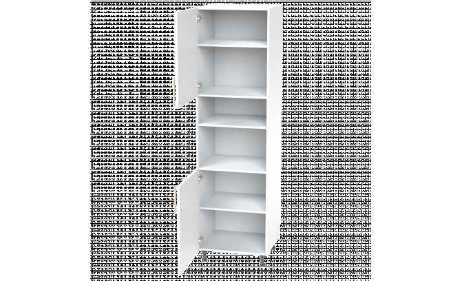 Высокий кухонный шкаф TKOP 60 RUKA CREAM MAT