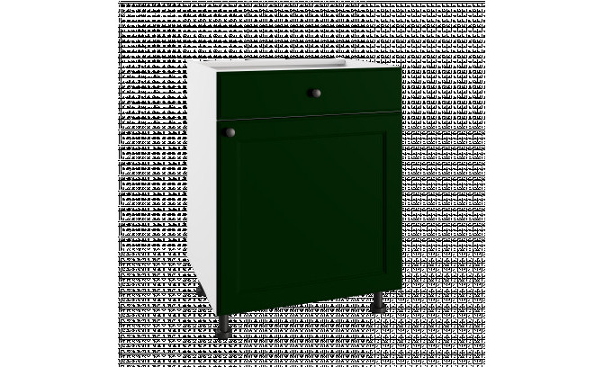 Apakšējais virtuves skapis PSZ 60/1 ASTI VERDE SUPER MAT