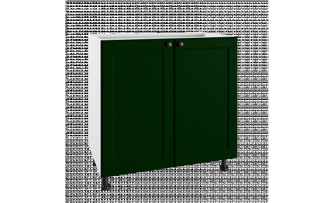 Apakšējais virtuves skapis PO 80/2 ASTI VERDE SUPER MAT