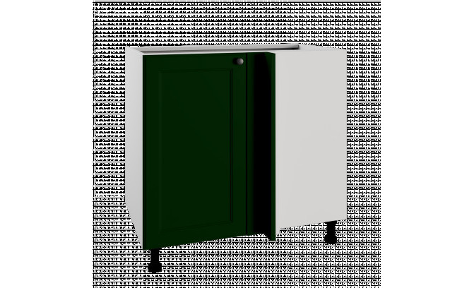 Taisns virtuves apakšējais skapis, stūris PNPO 105/50 ASTI VERDE SUPER MAT